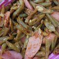 El cooksnap de Grass cuando hizo Ejotes a la mantequilla con salchichas.