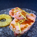 El cooksnap de CocinarParaCuatro cuando hizo Lomo de cerdo asado con salsa de naranja, mostaza y miel.