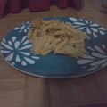 El cooksnap de NathalyHdz cuando hizo Pasta con zucchini, tocineta y queso crema.