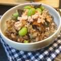 黃獅虎 的 鮭魚炊飯（半糙米） cooksnap