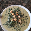 El cooksnap de Zuly cuando hizo Espinacas a la crema con queso.
