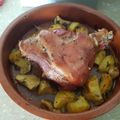 El cooksnap de Gerardo García Cueva cuando hizo Codillos de cerdo, cocidos y al horno doraditos.