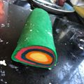 El cooksnap de Fernanda Perez cuando hizo Galletitas arcoiris.