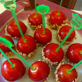 El cooksnap de Silvana Ruiz cuando hizo Chupa Chups de Tomates Cherry Caramelizados con Sésamo.
