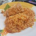 El cooksnap de Andre 🙋 cuando hizo Arroz con pollo 🍅.
