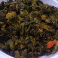 Preeti का कुकस्नैप जब उन्होंने मूली के पत्तों की भूजी (Mooli ke patto ki bhuji recipe in Hindi) बनाया था।