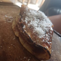 El cooksnap de Paula De Giacomi cuando hizo Panqueques con dulce de leche y coco rallado.
