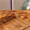 El cooksnap de Iry Centeno cuando hizo Tarta de Pollo y Vegetales.