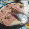 El cooksnap de Aly Torres cuando hizo Pizza de muzzarella y aceitunas.