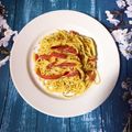 Cooksnap dari Erni dwip untuk resep Spaghetti Aglio e Olio with sliced beef