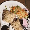 vlutaski's cooksnap of when they made Crusty Lemon Swordfish.