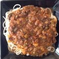 El cooksnap de GauchitosArgentinos cuando hizo Salsa bolognesa.