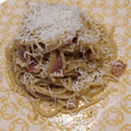 El cooksnap de Marta Fernández cuando hizo Carbonara de pistachos 🧀 🧀.