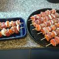 El cooksnap de Ignacio Manuel Escudero cuando hizo Brochettes de carne vacuna y pollo.