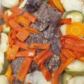 El cooksnap de Fer Cordon cuando hizo Vacío al horno con papas y batatas.