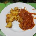 El cooksnap de Francisco Gaston Suarez cuando hizo Chuletas de Cerdo al Horno con papas Crujientes.