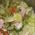 ぼくのごはん's cooksnap of when they made きゅうりと玉ねぎとハムのマリネ風サラダ.
