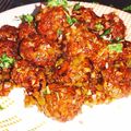 Priya vishnu Varshney का कुकस्नैप जब उन्होंने ड्राई वेज मंचूरियन(Dry Veg manchurian recipe in Hindi) बनाया था।