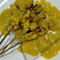 Cooksnap dari Diyan Ummu iskhoyas untuk resep Sate Ayam bumbu kuning (Sate Padang)