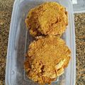 El cooksnap de Azuu Mendez cuando hizo Hamburguesas veganas de proteína de soja sabor achorizado (🌱).