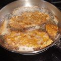El cooksnap de Arcadio Bernal cuando hizo Milanesa de pollo al orégano.