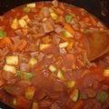 El cooksnap de Hilda Lucero Garcia Segura cuando hizo Salchichas con Verduras (uno más de mis inventos).