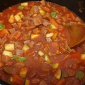 El cooksnap de Hilda Lucero Garcia Segura cuando hizo Salchichas con Verduras (uno más de mis inventos).