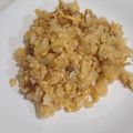 El cooksnap de Rakel Gómez de Cádiz cuando hizo Bacalao a bras fácil (con patatas paja de bolsa).