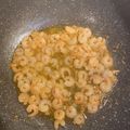 El cooksnap de Stephanie Vásquez cuando hizo Camarones al ajillo con pasta tres.