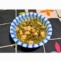 Cooksnap Devi Dirgaa semasa beliau membuat Kacang Panjang & Tempe Tumis Simple.