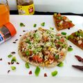 Dipali Dholakia's cooksnap of when they made ભાખરી પિઝા.(Bhakri Pizza Recipe in Gujarati.).