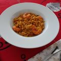 El cooksnap de Yasmina cuando hizo Fideuá con calamares y langostinos con Thermomix.