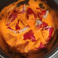 El cooksnap de Lur cuando hizo Pimientos del piquillo rellenos de carne en salsa de pimientos.