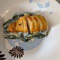 Cooksnap dari Rita S untuk resep Chiken katsu with creamy cheese spinach
