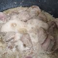 El cooksnap de Ana Insa Gimenez cuando hizo Redondo de cerdo con salsa de cebollas y cerveza.