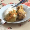 El cooksnap de Nicole Torriani Alvarado cuando hizo Pollo a la arequipeña con ensalada.