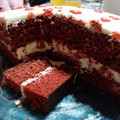 El cooksnap de Maria Dagatti cuando hizo Torta Red Velvet.