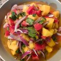 El cooksnap de Loli Rangel cuando hizo Ceviche de mango.
