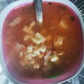 El cooksnap de Samantha Leal cuando hizo Sopa de garbanzos.