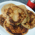 El cooksnap de Camila lia Campochiaro cuando hizo Panqueques de Granola y Platanito (Banana).