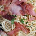 El cooksnap de Mario Gonzalez cuando hizo Pasta carbonara.