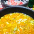 El cooksnap de Patricia Leon Soto cuando hizo Porotos granados.