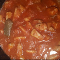 El cooksnap de Cristina Toro cuando hizo Carne de pollo con tomate 🍅.