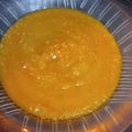 El cooksnap de solange medina cuando hizo Sopa crema de zanahoria y calabacín.