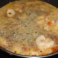 El cooksnap de carme castillo cuando hizo Gambas a la cerveza negra.