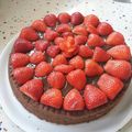 El cooksnap de Suca 1314 cuando hizo Tarta de fresas, mascarpone y chocolate negro (sin gluten).