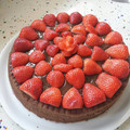 El cooksnap de Suca 1314 cuando hizo Tarta de fresas, mascarpone y chocolate negro (sin gluten).