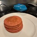 El cooksnap de Maria Canizales cuando hizo Pancakes Rosados.