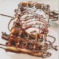 Cooksnap de Maria Amelia quando cozinhou Crepe de Chocolate com Gelado de Baunilha.