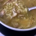 El cooksnap de @tesa.cuina cuando hizo Sopa de fideos de restos del cocido.